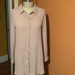 Nude Como Vintage High Low Blouse ❤️